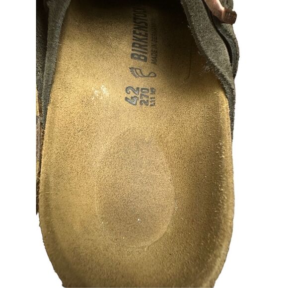 Birkenstock Boston Suede Leather Clogs - Picture 10 of 13